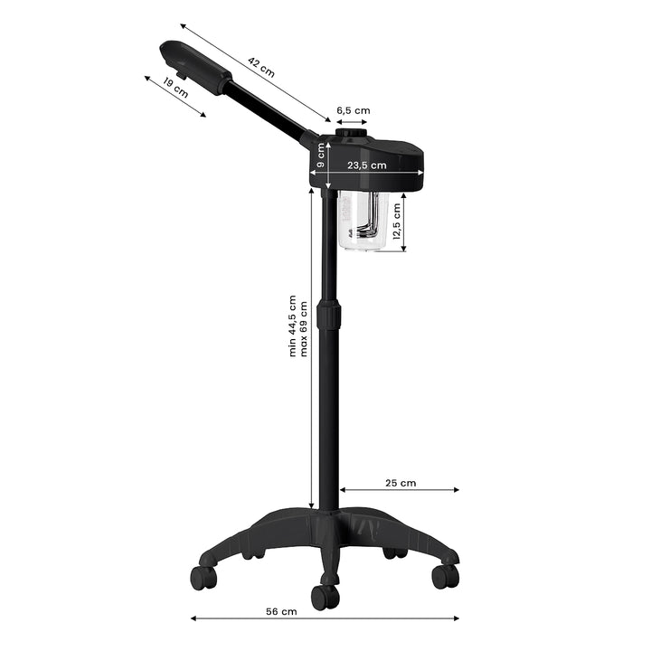 Vapozone met Ozonfunctie Giovanni D-09 Zwart - afbeelding 6