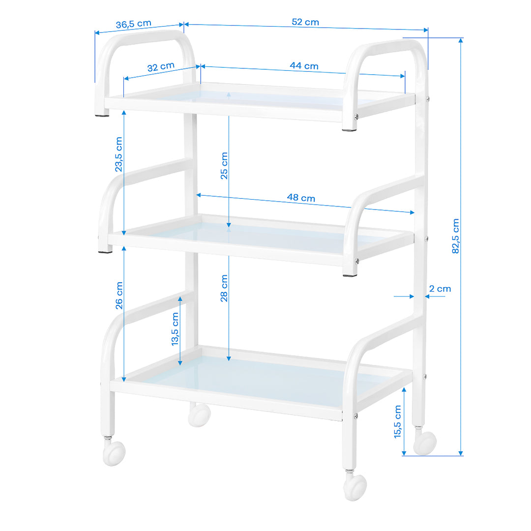 Roltafel Basic 122 Wit - afbeelding 6
