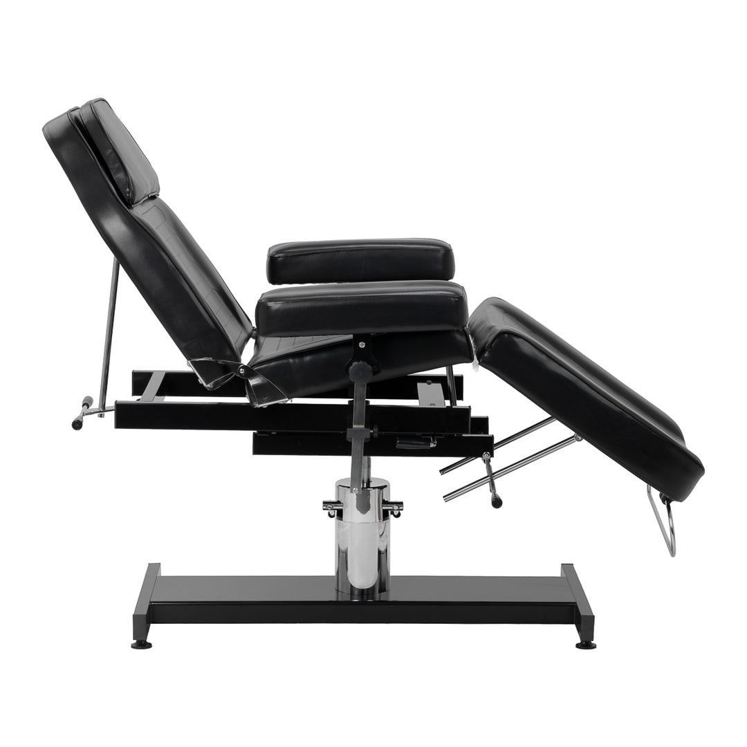 Tattoostoel Hydraulisch Pro Ink 210DH Zwart - afbeelding 5