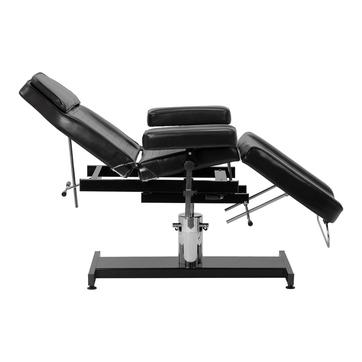 Tattoostoel Hydraulisch Pro Ink 210DH Zwart - afbeelding 6