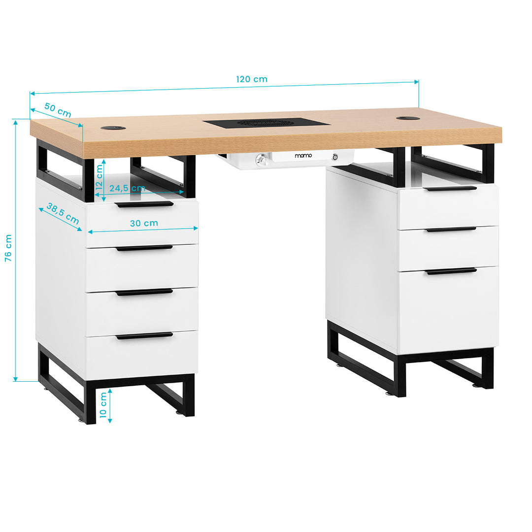 Manicure Tafel Momo L02 met Afzuiging - afbeelding 18
