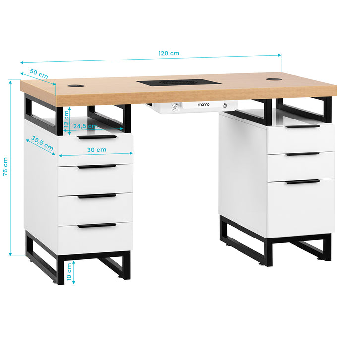 Manicure Tafel Momo L02 met Afzuiging - afbeelding 18
