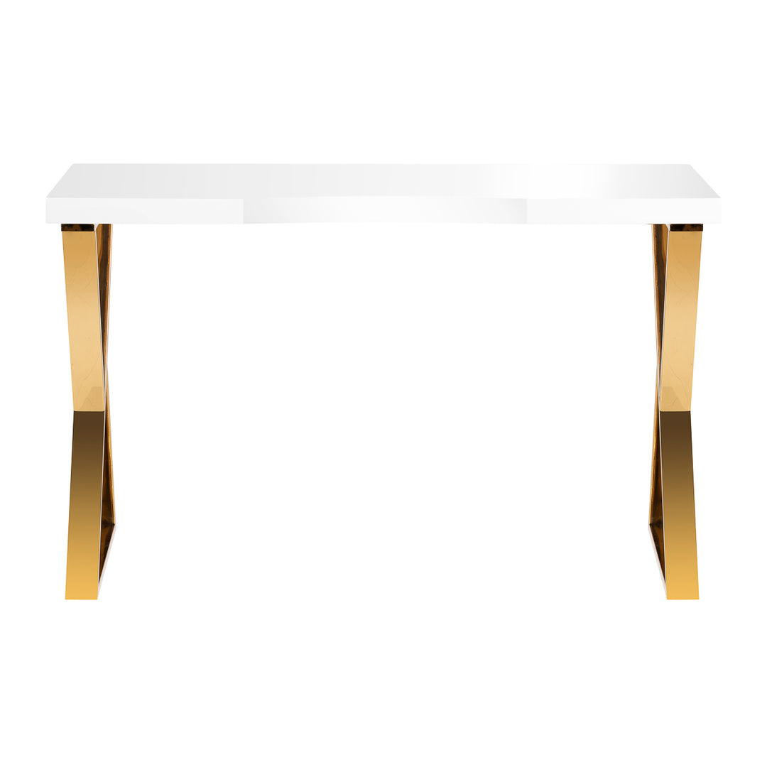 Manicure Tafel Momo 04 Goud-Wit - afbeelding 2