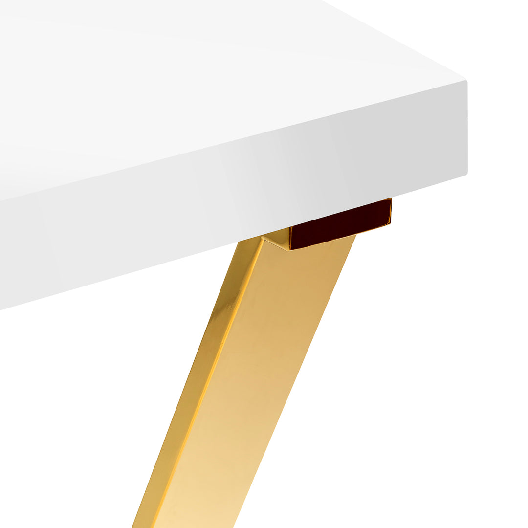Manicure Tafel Momo 04 Goud-Wit - afbeelding 5