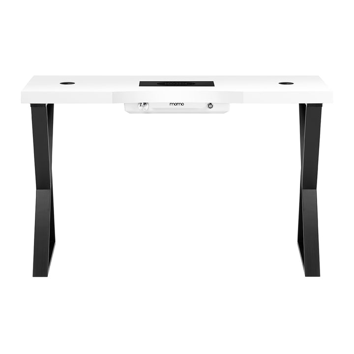 Manicure Tafel Momo 04 Zwart-Wit met Afzuiging - afbeelding 2