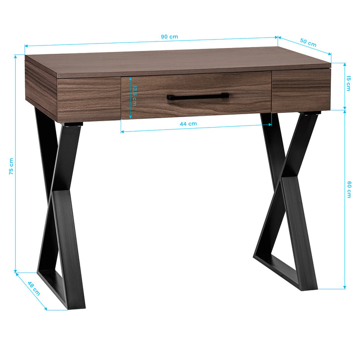 Kaptafel Kapperssalon Gabbiano GB-06 Walnoot - afbeelding 8
