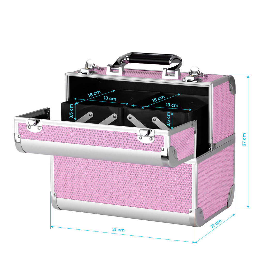 Make-up Koffer SC 44 Roze - afbeelding 9