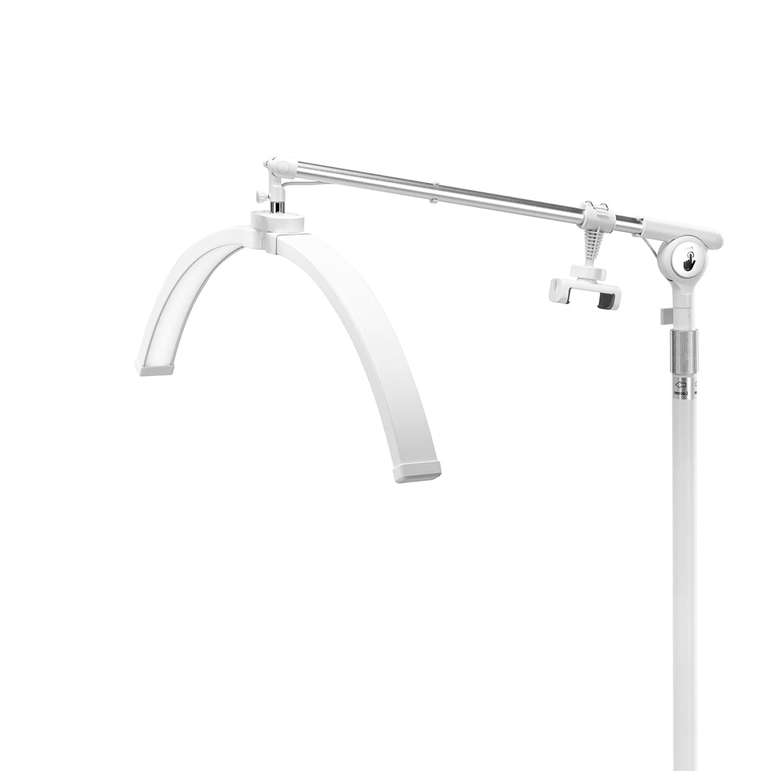Wimperlamp LED met Statief en Instelbare Kleur- en Lichtintensiteit Glow Wit - afbeelding 3