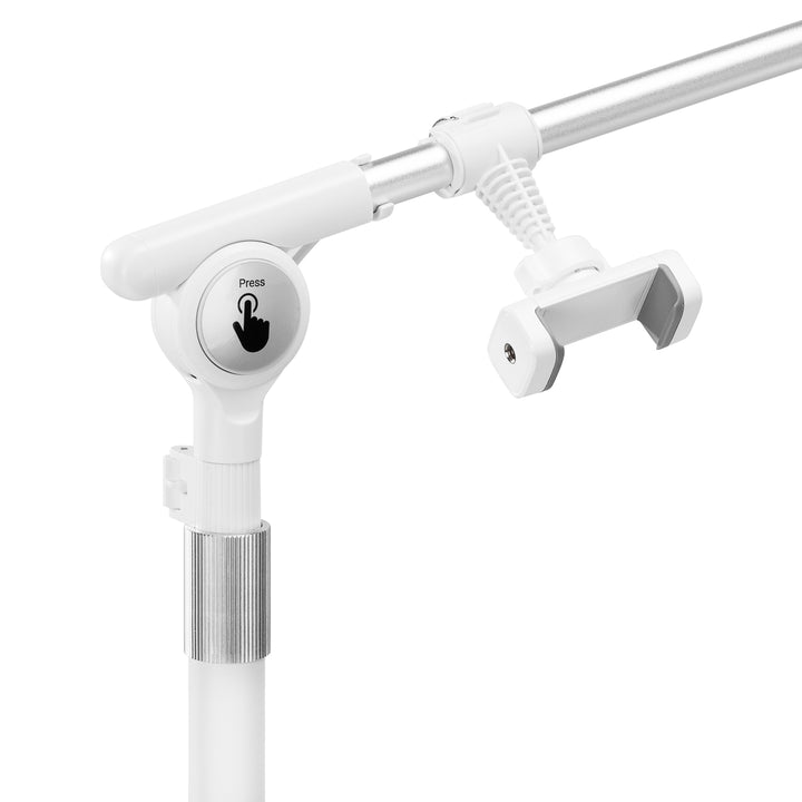 Wimperlamp LED met Statief en Instelbare Kleur- en Lichtintensiteit Glow Wit - afbeelding 7