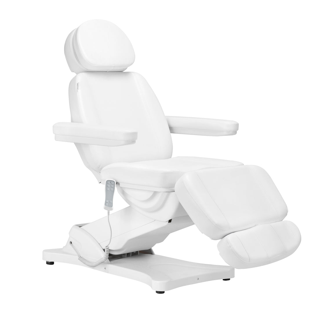 Elektrische Behandelstoel Sillon Classic 3 Motoren v2 Wit met Verwarming - afbeelding 2