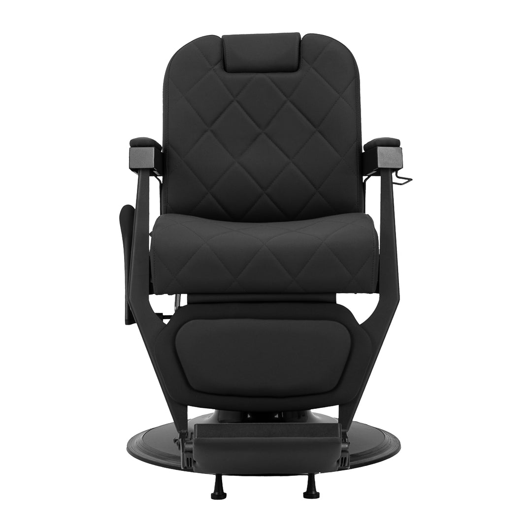 Barberstoel Gabbiano Bruno Zwart-Zwart - afbeelding 2