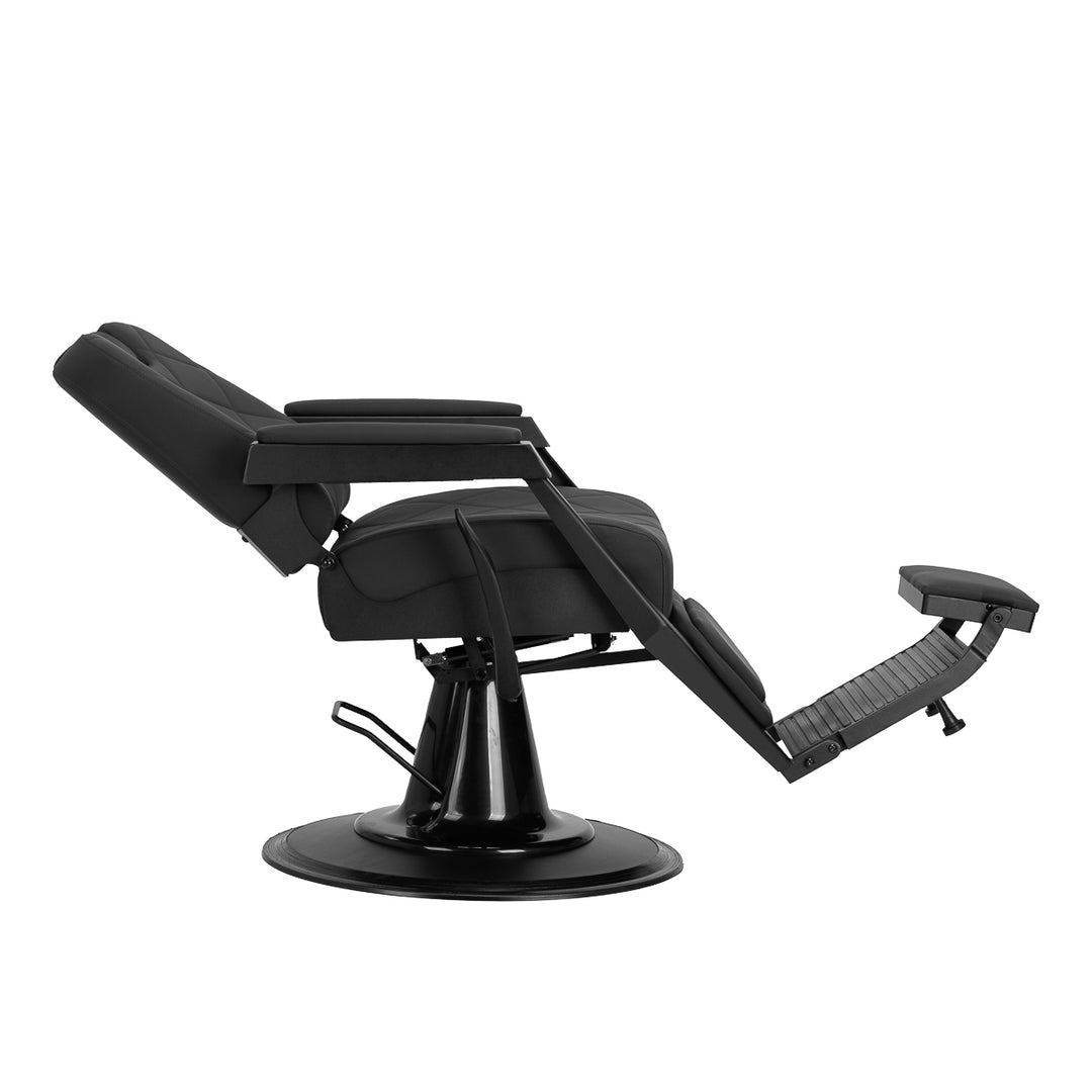 Barberstoel Gabbiano Bruno Zwart-Zwart - afbeelding 5