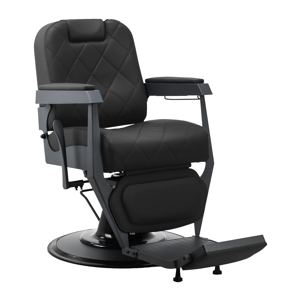 Barberstoel Gabbiano Bruno Zwart-Grijs
