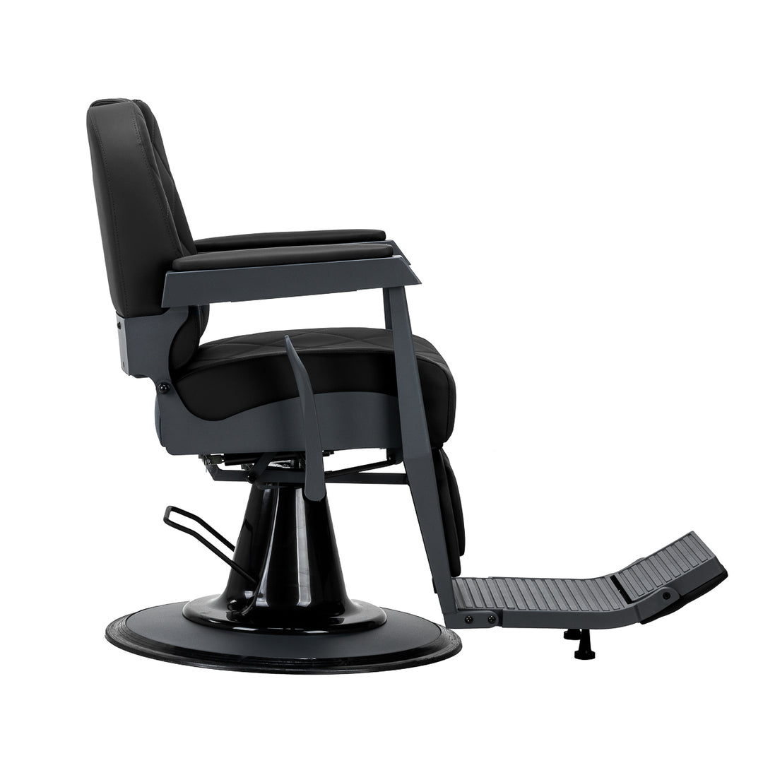 Barberstoel Gabbiano Bruno Zwart-Grijs - afbeelding 2