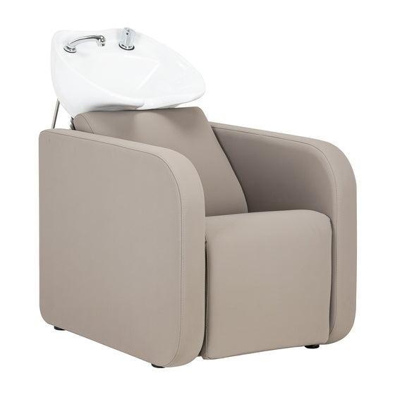 Sähköinen pesupiste Gabbiano Sylvia - beige, valkoinen ja kromi