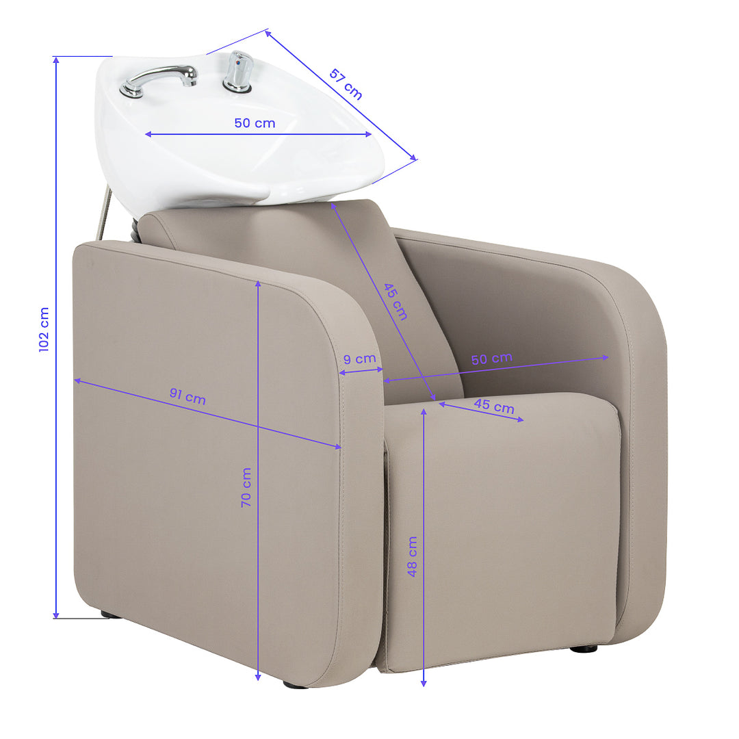 Wasunit Gabbiano Sylvia Beige - afbeelding 14