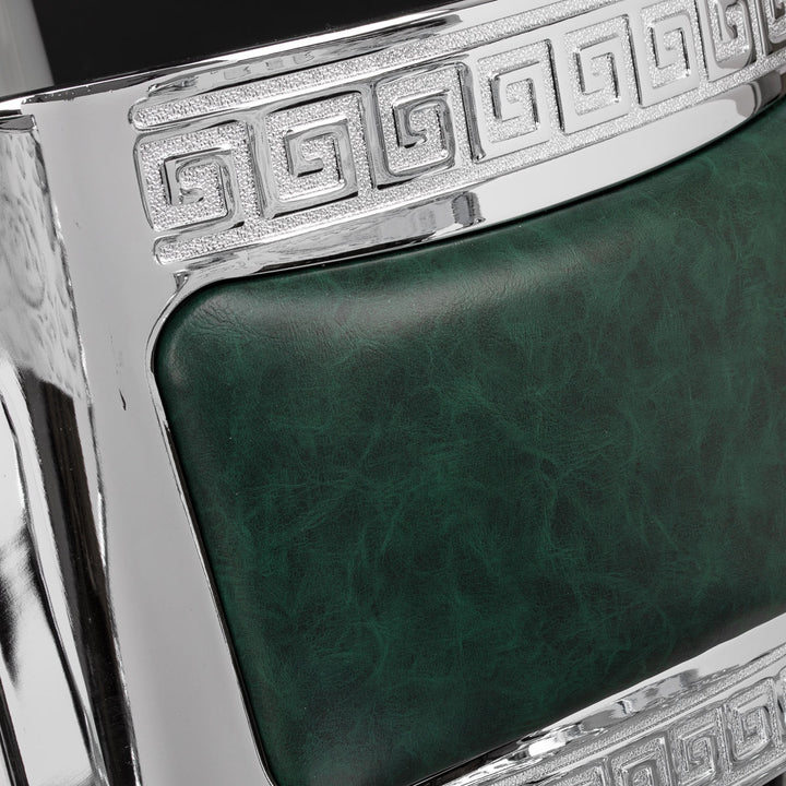 Barberstoel Gabbiano President Groen-Chrome - afbeelding 10