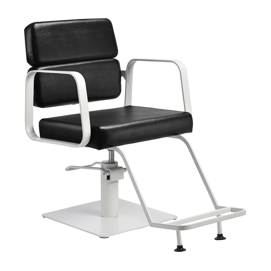 Kappersstoel Gabbiano Porto Zwart-Wit