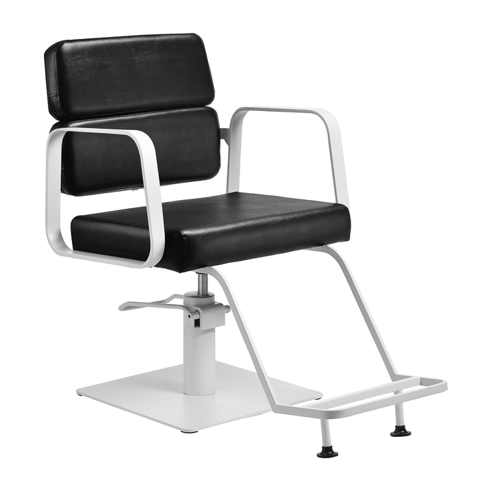 Kappersstoel Gabbiano Porto Zwart-Wit
