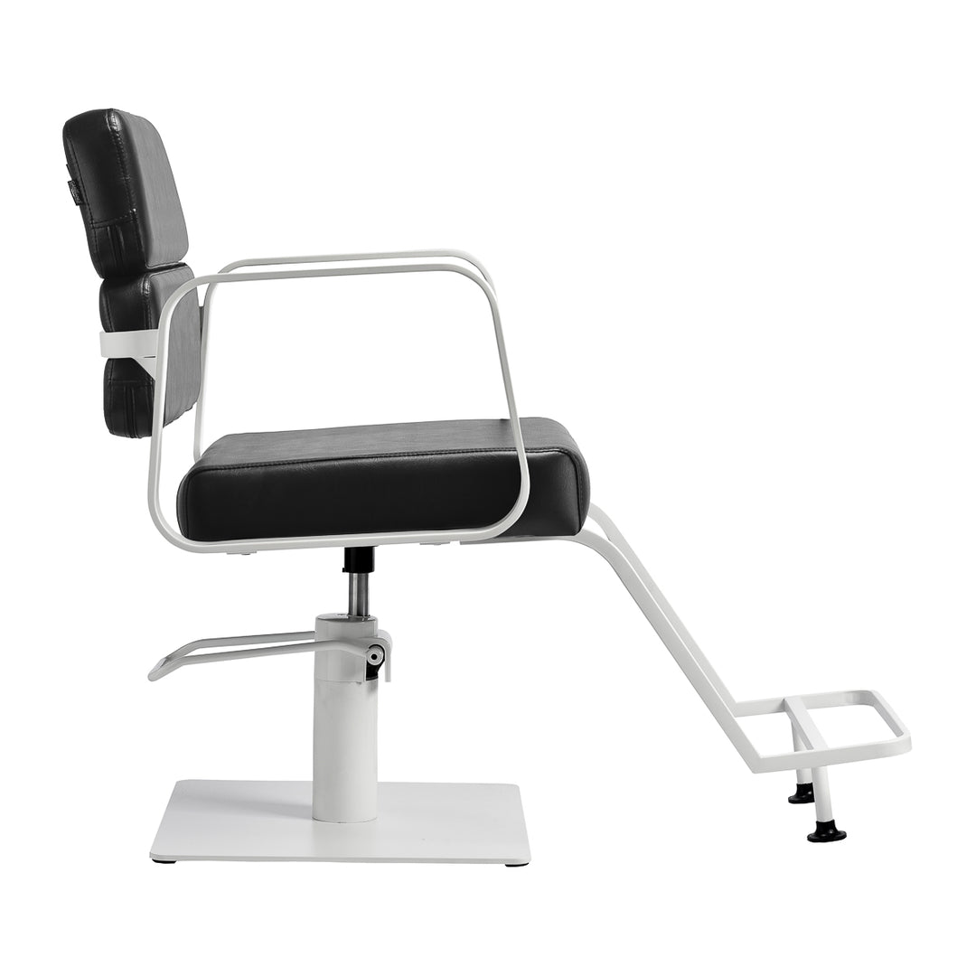Kappersstoel Gabbiano Porto Zwart-Wit - afbeelding 4