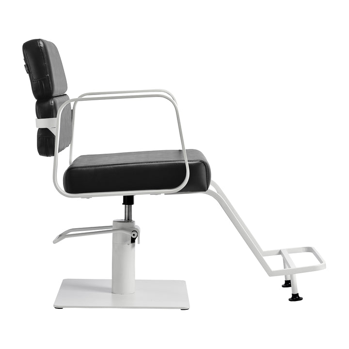 Kappersstoel Gabbiano Porto Zwart-Wit - afbeelding 4