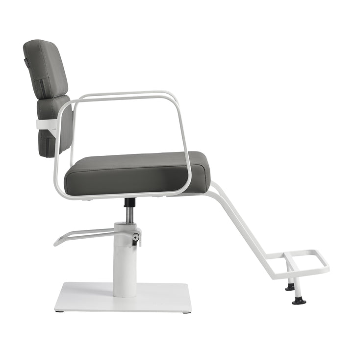 Kappersstoel Gabbiano Porto Grijs-Wit - afbeelding 4