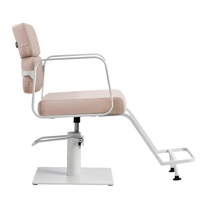Kappersstoel Gabbiano Porto Beige-Wit - afbeelding 4