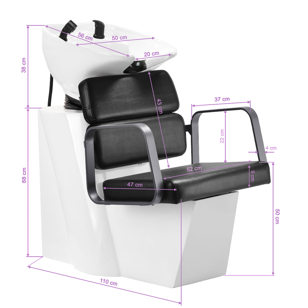 Wasunit Gabbiano Porto Grijs-Zwart - afbeelding 11