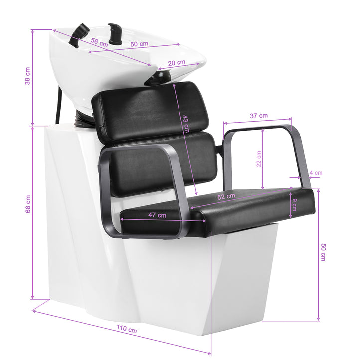 Wasunit Gabbiano Porto Grijs-Zwart - afbeelding 11