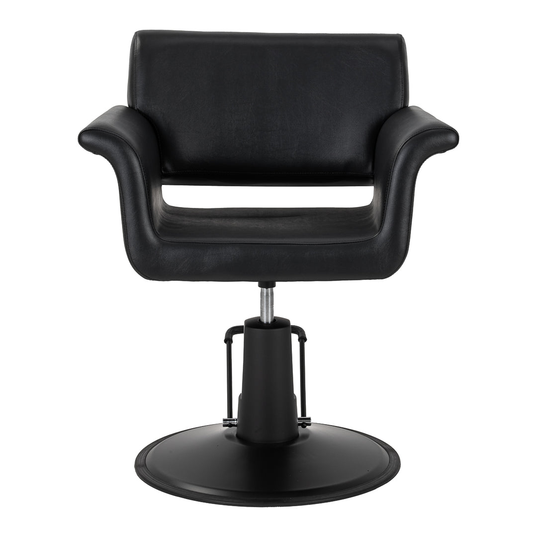 Kappersstoel Gabbiano Lucca Zwart-Zwart - afbeelding 2