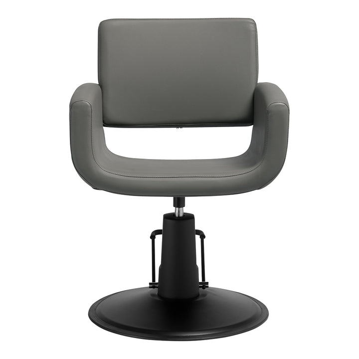 Kappersstoel Gabbiano Mataro Grijs-Zwart - afbeelding 2