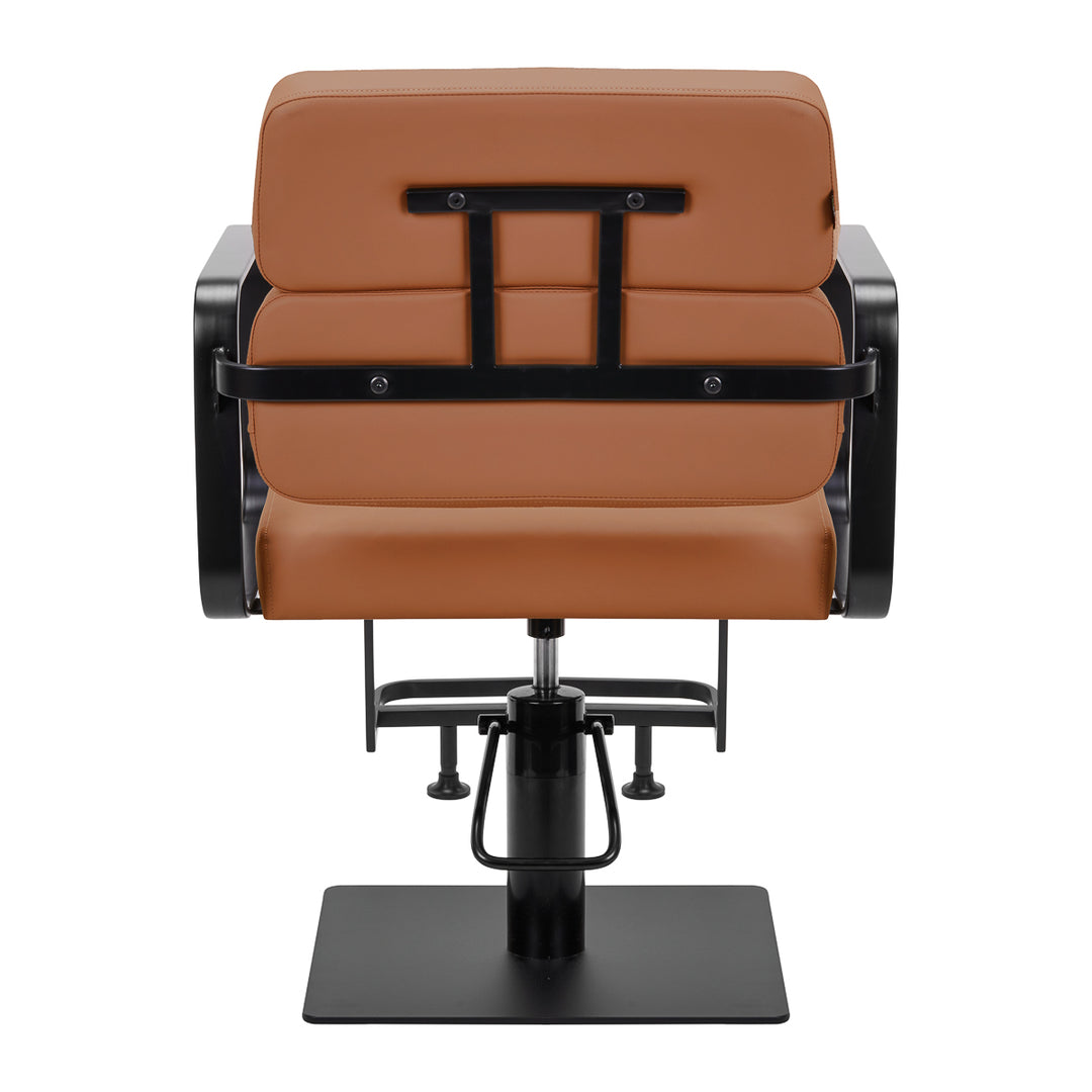 Kappersstoel Gabbiano Porto Zwart-Oranje - afbeelding 4