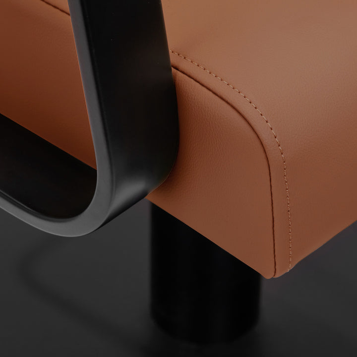 Kappersstoel Gabbiano Porto Zwart-Oranje - afbeelding 6