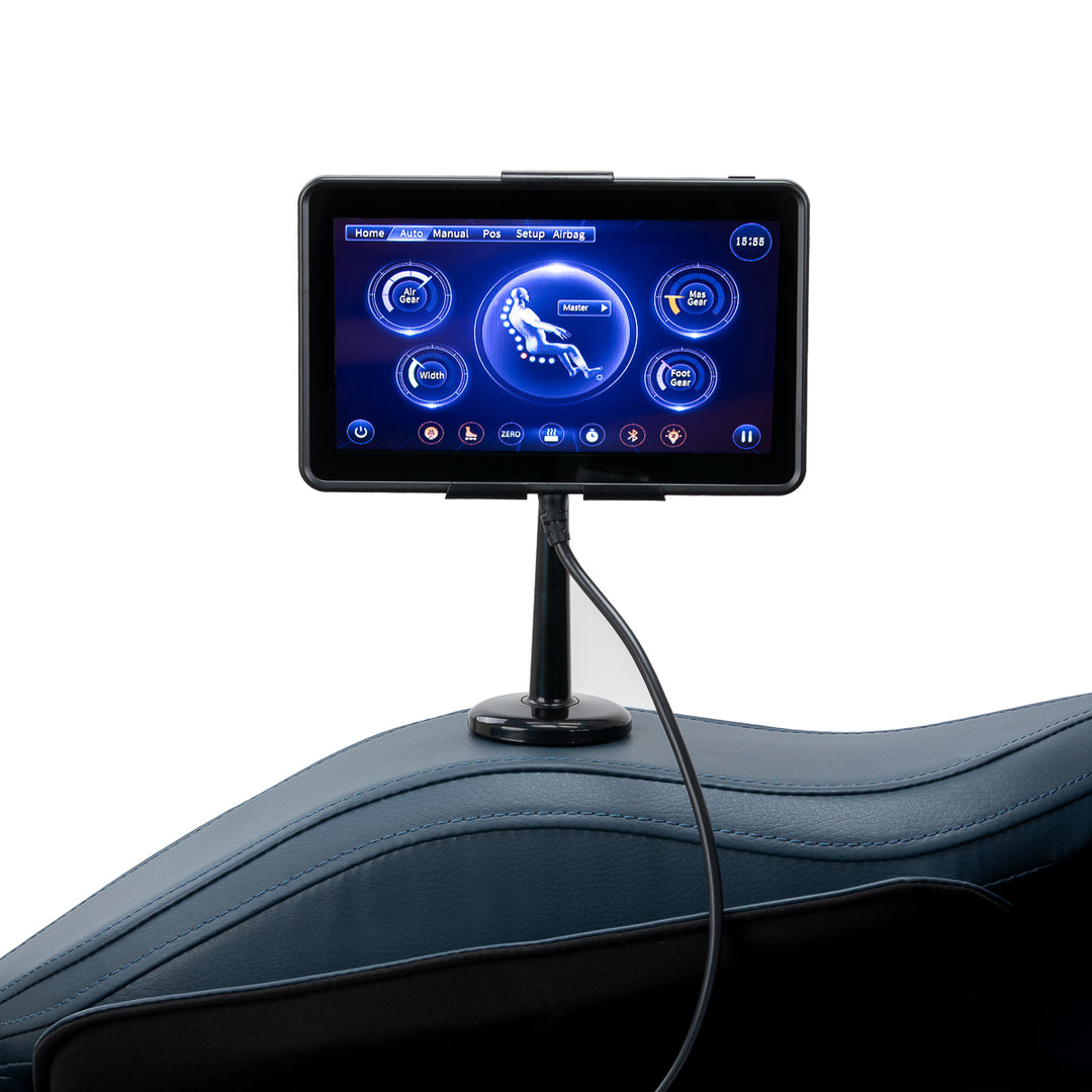 Massagestoel Elektrisch Sakura Maximus 809 3D Blauw - afbeelding 9