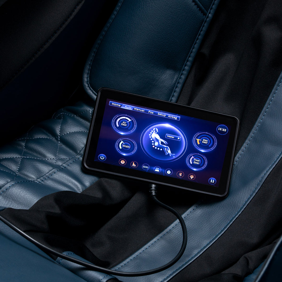Massagestoel Elektrisch Sakura Maximus 809 3D Blauw - afbeelding 12