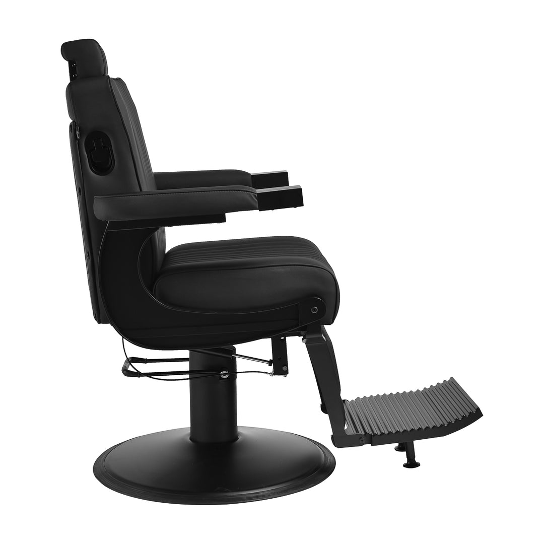 Barberstoel Gabbiano Levi Zwart - afbeelding 4