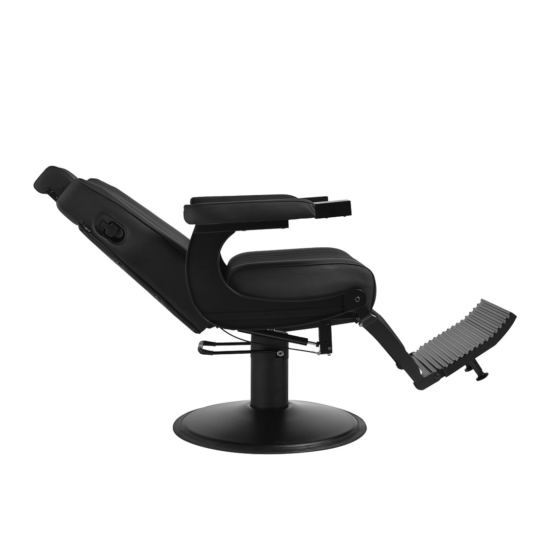 Barberstoel Gabbiano Levi Zwart - afbeelding 5