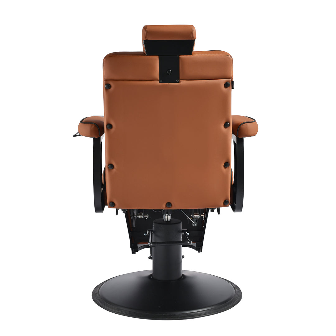 Barberstoel Gabbiano Levi Bruin - afbeelding 3