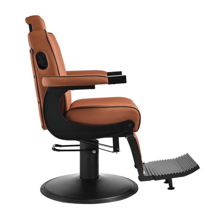 Barberstoel Gabbiano Levi Bruin - afbeelding 4