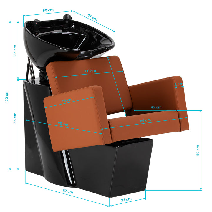 Wasunit Gabbiano Vitoria Bruin - afbeelding 14