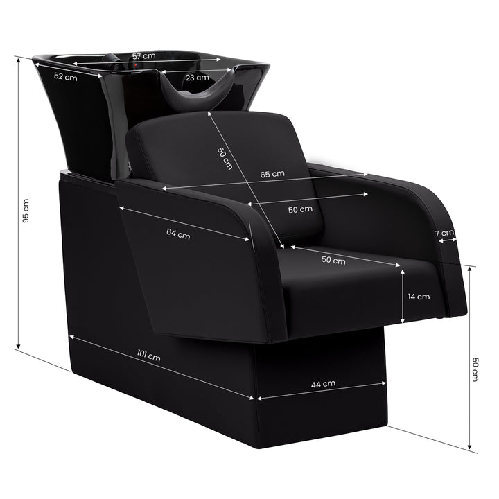 Wasunit Gabbiano Elda Zwart - afbeelding 8
