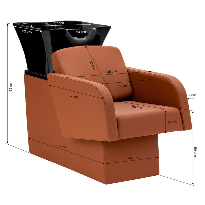 Wasunit Gabbiano Elda Bruin - afbeelding 8