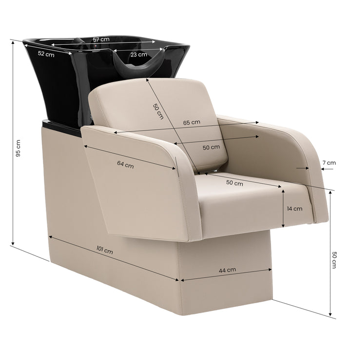 Wasunit Gabbiano Elda Beige - afbeelding 8