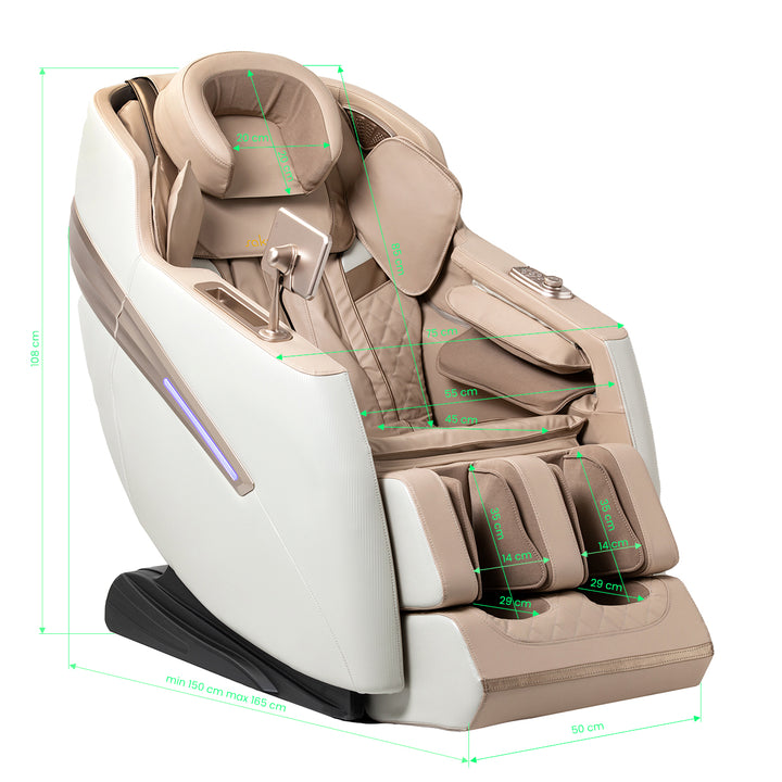 Massagestoel Elektrisch Sakura Prime 101 Beige - afbeelding 18