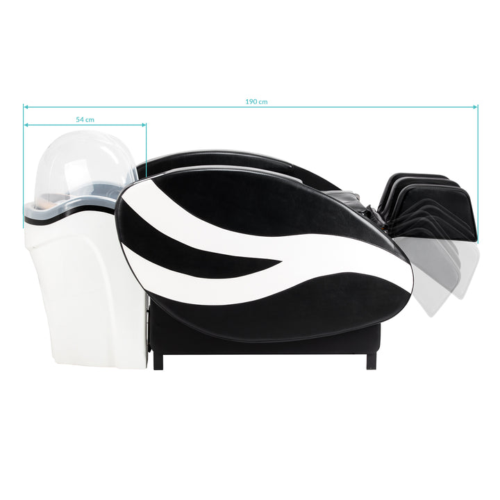 Wasunit Gabbiano Sea 501 Zwart-Wit - afbeelding 21