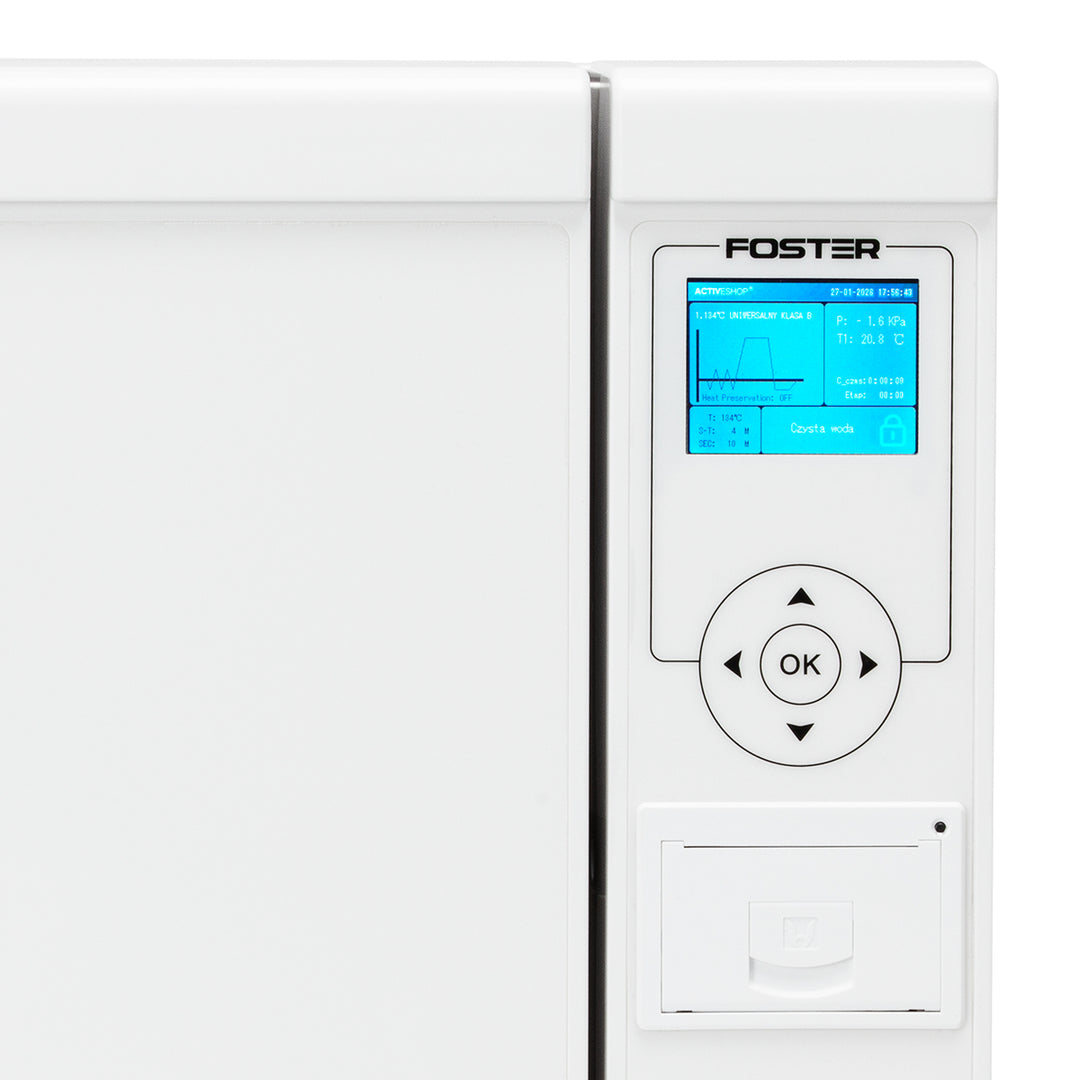 Autoclaaf Fomos Foster 12 L Klasse B Medisch Wit - afbeelding 4