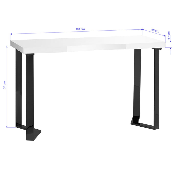 Manicure Tafel Momo 05 Zwart-Wit - afbeelding 6