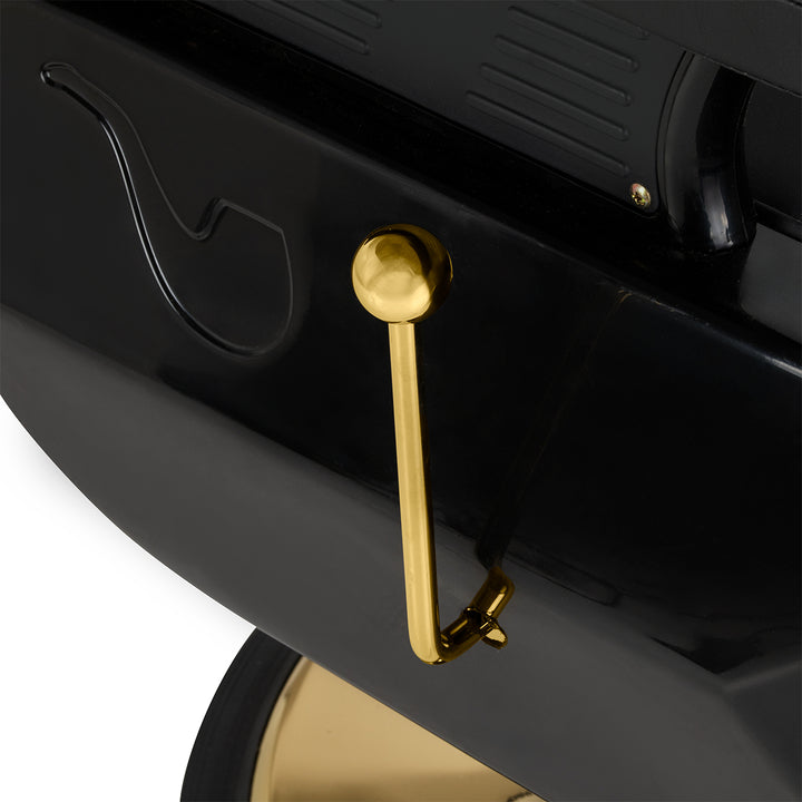 Barberstoel Hair System New York Zwart-Goud - afbeelding 9