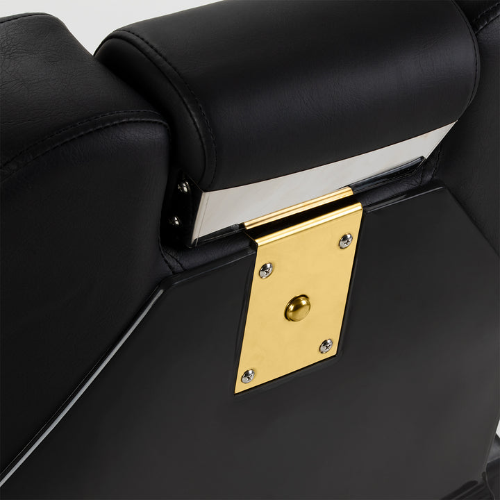 Barberstoel Hair System New York Zwart-Goud - afbeelding 11