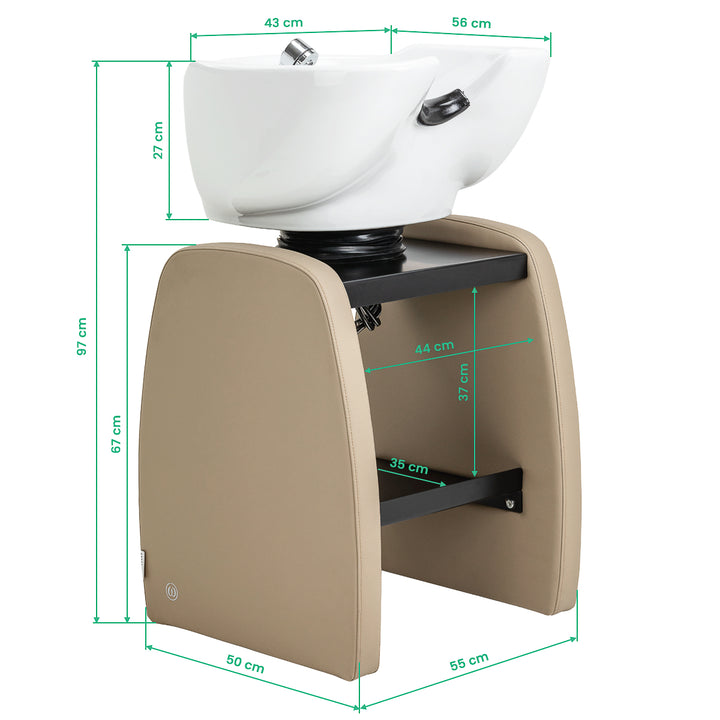 Wasunit Omega Aqualina Beige - afbeelding 17